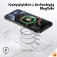 PanzerGlass HardCase with MagSafe with D3O and Military Grade Certified for iPhone 15 Pro Max - Transparent