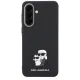 Чехол Karl Lagerfeld Saffiano w/ K&C Metal Logo для Samsung Galaxy A57 5G, черный