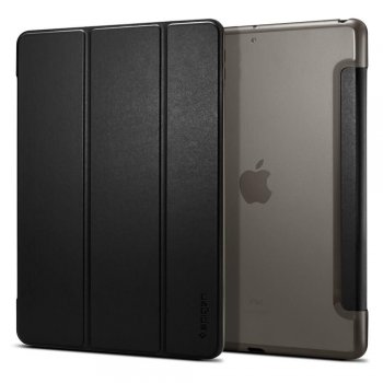 Apple iPad 10.2" 2019 / 2020 / 2021 Spigen Smart Fold Case Cover, Black | Planšetes Vāciņš Maciņš Apvalks...