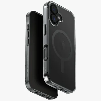 Uniq Clario Magclick Charging maciņš iPhone 17 – melns | Phone Case Cover