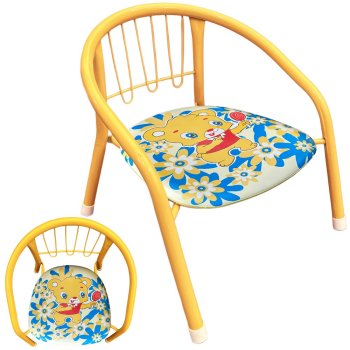 Металлический детский стульчик для малыша