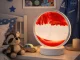 3D smilšu lampa ar plūstošām smiltīm LED RGB USB