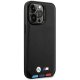 Apple iPhone 14 Pro 6,1\" BMW Leather Stamp Tricolor Case Cover (Bmhcp14l22ptdk), Black | Telefona Maciņš Vāks...