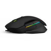 Bezvadu datorspēļu pele Delux M627 RGB 2.4G 16000 DPI | Wireless Gaming Mouse