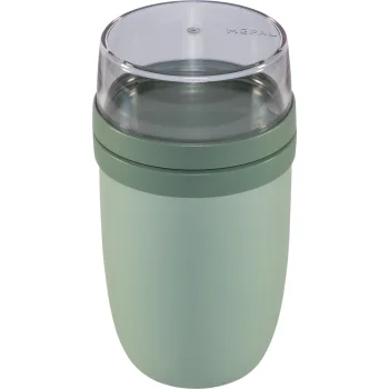 Mepal Lunchpot Ellipse XL pārtikas trauks, 750 + 300 ml, zaļš (nordic sage)