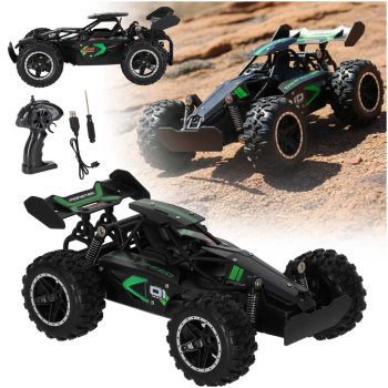 High Speed RC Car Stunt Vehicle 1:18 Scale, 18km/h Off-Road 2.4GHz