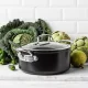 Кастрюля GreenPan Barcelona Pro с крышкой, 20 см, 3.1 л, черная