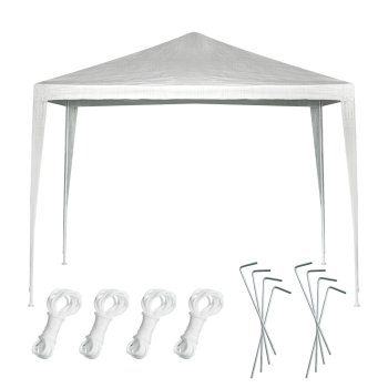 Tent Garden Party Pavilion Commercial Gazebo 3x3m, White