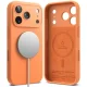 Ringke silikona magnētiskais MagSafe maciņš iPhone 17 Pro – oranžs | Phone Case Cover