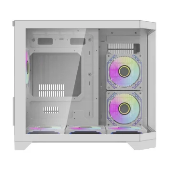 Корпус для ПК Darkflash FT418 White с 6 ARGB вентиляторами