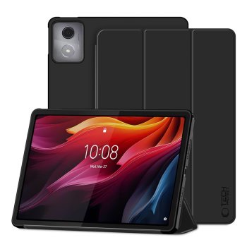 Tech-Protect SmartCase atverams vāciņš Lenovo Tab K11 Plus TB-352 11.5", Melns