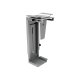 Maclean MC-713 S Under-Desk PC Mount Holder, Silver