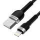 Кабель Wozinsky WNBAL2 USB-A к Lightning 2.4A 2м, черный