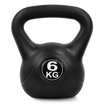 4FIZJO Kettlebell Weight 6 kg, Black