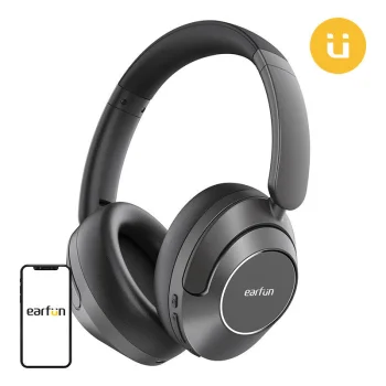 Bezvadu austiņas EarFun WavePro (HP200B), melnas