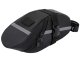 Waterproof bike saddle bag under seat, black