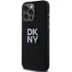 Чехол DKNY для iPhone 15 Pro Max Liquid Silicone Metal Logo, черный