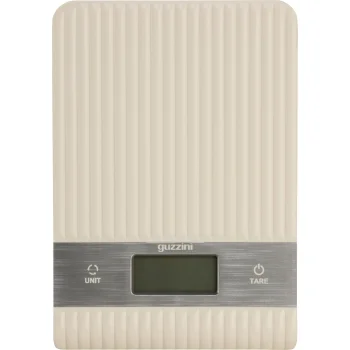 Digitālie virtuves svari Guzzini Sous Chef 5 kg, krēmkrāsas