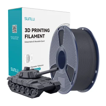 Филамент Sunlu PLA+ High-Speed 1.75 мм для 3D-принтера, серый
