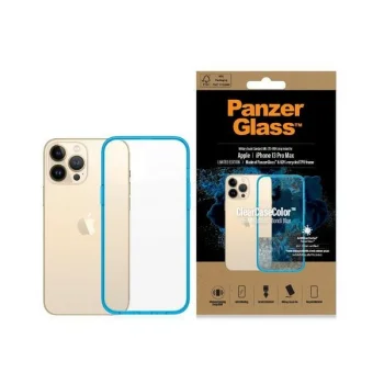 PanzerGlass iPhone 13 Pro Max Case ClearCase, Transparent Blue