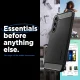 Samsung Galaxy A55 ( SM-A556B/DS ) Spigen Rugged Armor Case Cover, Black | Telefona Maciņš Vāks Apvalks Bampers