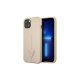 Apple iPhone 14 6.1\'\' Guess SaffianoTriangle Logo Case Cover (GUHCP14SPSATLE), Beige | Чехол Кейс...