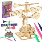 Wooden 3D Weather Vane Model Kit STEM Science Toy for Kids