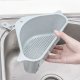 Corner Kitchen Sink Organizer with Suction Cup, White