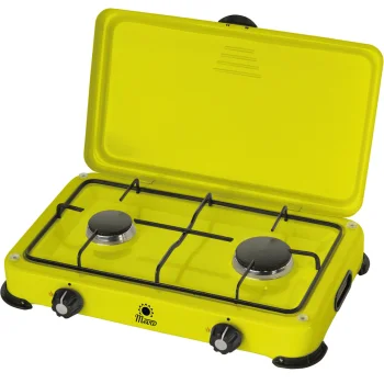 Meva BASIC 2 Double Burner Camping Gas Stove, 3.2 kW