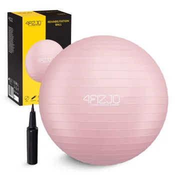 Гимнастический мяч 4Fizjo Reh Ball 962 75 см, розовый