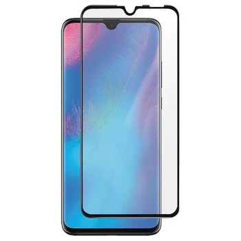 5D защитное стекло для Huawei P30 lite (MAR-LX1M), черное закруглённое (Tempered...