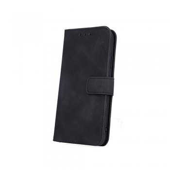 Samsung Galaxy A33 5G (SM-A336) Smart Velvet TPU Book Case Cover, Black | Telefona Vāciņs Maciņš Apvalks Grāmatiņa