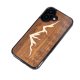 Koka korpuss iPhone 16 IMBUIA MOUNTAINS no masīvkoka | Bewood Wooden Case for