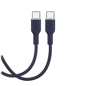 Puro ICON USB-C to USB-C Cable 1.5m, Navy Blue