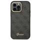 Чехол Guess для iPhone 14 Pro Max 4G Vintage Gold Logo, черный