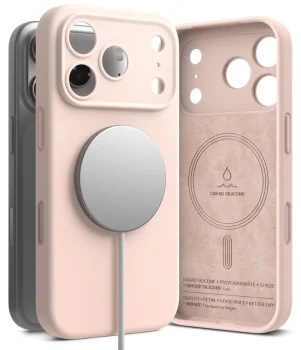 Чехол Ringke Silicone MagSafe для Apple iPhone 18 Pro, Pink Sand