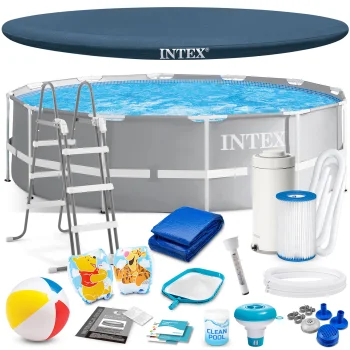 Intex 26716 Frame Pool 366 x 99 cm, Grey
