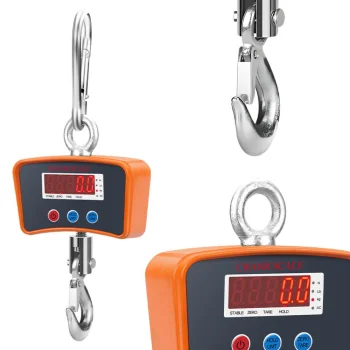 Крановые подвесные весы с крюком до 500 кг, LCD-дисплей