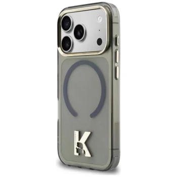 Чехол Karl Lagerfeld IML K Head Logo MagSafe для iPhone 17 Pro, черный