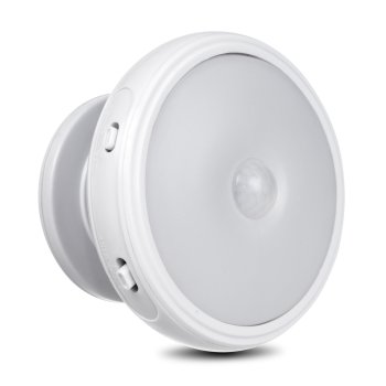 Maclean MCE223 LED lampa ar kustības sensoru un magnētisko pamatni, balta