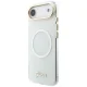 Guess IML Gradient Script Metal MagSafe vāciņš priekš iPhone Air, balts