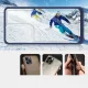 Чехол Hybrid Armor для Samsung Galaxy S23 Ultra Clear 3in1, прозрачный с синей рамкой