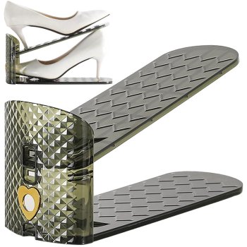 Regulējams apavu organizators plaukts skapim garderobei