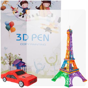 Книга с трафаретами для 3D ручки Maaleo 40 шаблонов 22734