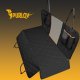 Purlov 5403 Car Seat Cover for Dogs, Black
