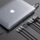 Aдаптер Baseus Usb-C Б 2X Hdmi, Vga, Lan, 3X Usb-A, Sd, Tf, Usb-C Pd100W, Aux