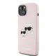Apple iPhone 15 6.1\'\' Karl Lagerfeld Silicone Karl & Choupette MagSafe Cover Case, Pink | Telefona Vāciņš Maciņš...
