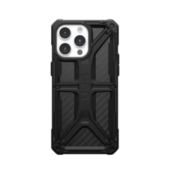 Apple iPhone 15 Pro Max 6.7'' UAG Monarch Hard Case Cover, Black Carbon