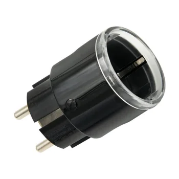 Viedā rozete Shelly Plug S MTR Gen3 2500W Melna