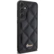 Чехол Guess для Samsung Galaxy S23 FE Quilted Metal Logo, черный